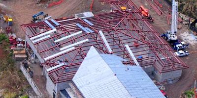 Kamemeha High School, Hawaii - A project of O'Brien Steel Erectors, Inc.